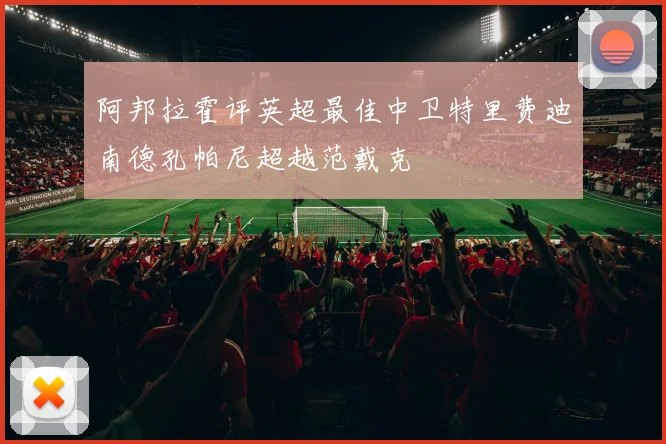 阿邦拉霍评英超最佳中卫特里费迪南德孔帕尼超越范戴克